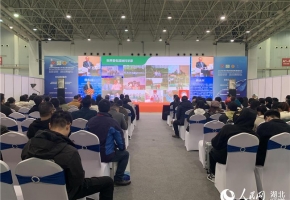 人民网报道2019第三届武汉国际水利水电暨水科技博览会开幕